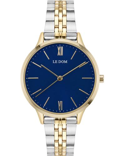 LE DOM Essence - LD.1275-2, Gold case with Stainless Steel Bracelet