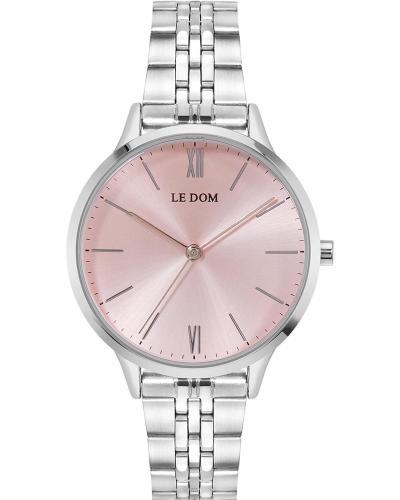 LE DOM Essence - LD.1275-3, Silver case with Stainless Steel Bracelet