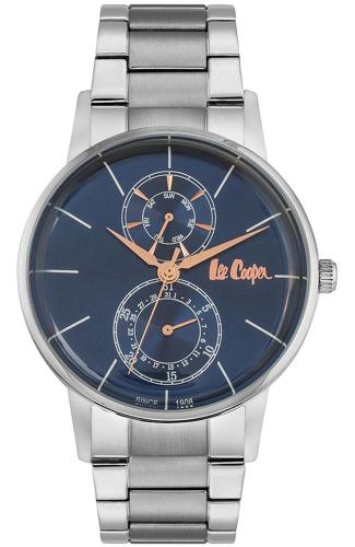 LEE COOPER Mens - LC06613.390 Silver case with Stainless Steel Bracelet