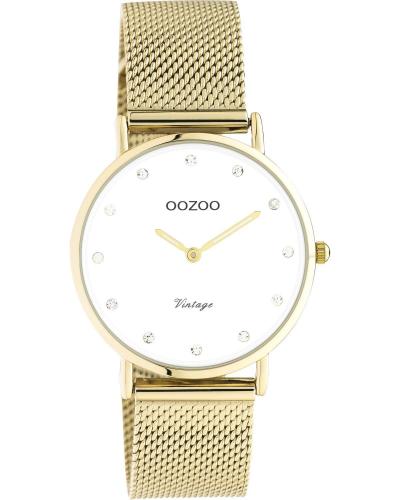 OOZOO Vintage - C20241, Gold case with Stainless Steel Bracelet