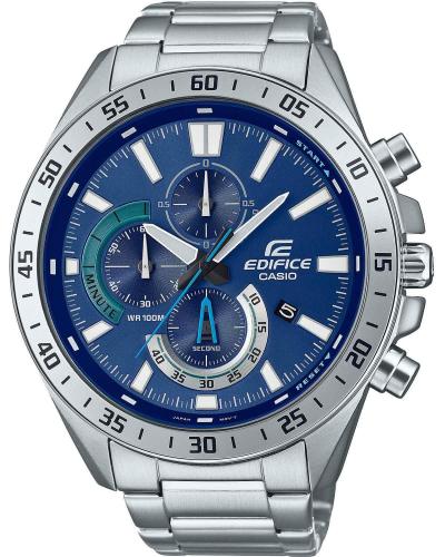 CASIO Edifice Chronograph - EFV-620D-2AVUEF, Silver case with Stainless Steel Bracelet