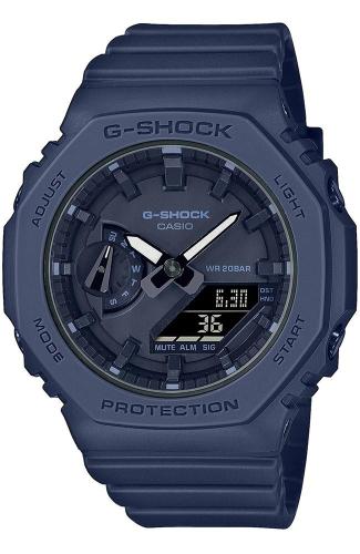 CASIO G-Shock Chronograph - GMA-S2100BA-2A1ER Blue case with Blue Rubber Strap