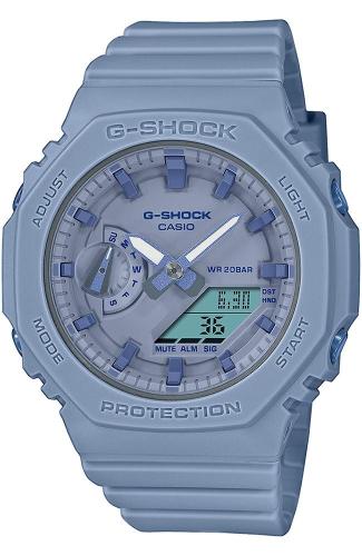 CASIO G-Shock Chronograph - GMA-S2100BA-2A2ER Light Blue case with Light Blue Rubber Strap