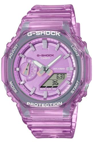 CASIO G-Shock Chronograph - GMA-S2100SK-4AER Pink case with Pink Rubber Strap