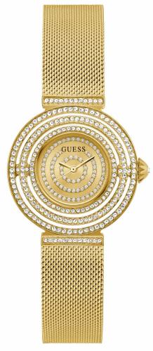 GUESS Dream Crystals - GW0550L2, Gold case with Stainless Steel Bracelet