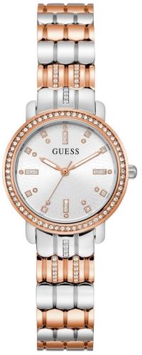 GUESS Hayley Crystals - GW0612L3, Silver case with Stainless Steel Bracelet
