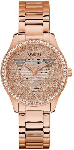 GUESS Lady Idol Crystals - GW0605L3, Rose Gold case with Stainless Steel Bracelet