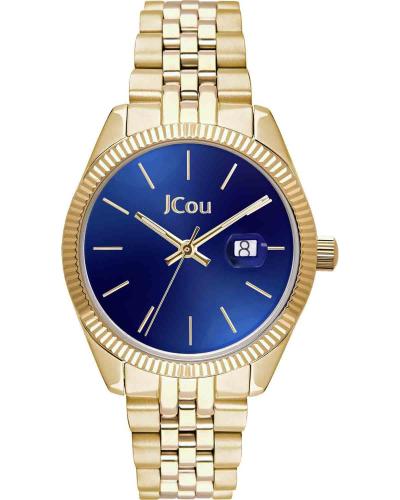 JCOU Queen's Mini - JU17031-10, Gold case with Stainless Steel Bracelet