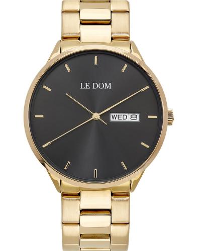LE DOM Maxim - LD.1435-3, Gold case with Stainless Steel Bracelet