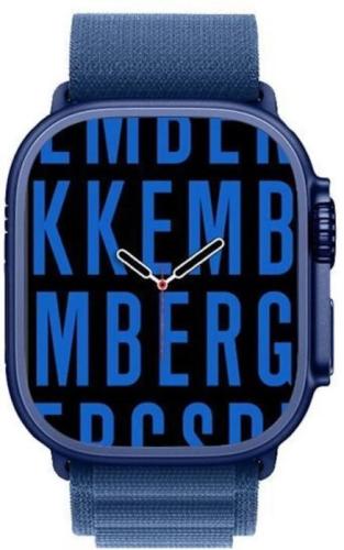 BIKKEMBERGS Smartwatch Big - BK13-11N, Blue case with Blue Fabric Strap