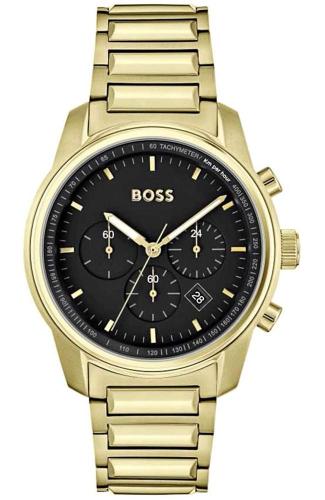 BOSS Trace Chronograph - 1514006, Gold case with Stainless Steel Bracelet