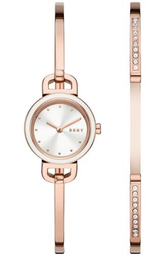 DKNY City Link Gift Set - NY2962, Rose Gold case with Stainless Steel Bracelet