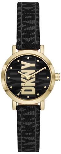 DKNY Soho Midi - NY6672 Gold case with Black Fabric Strap
