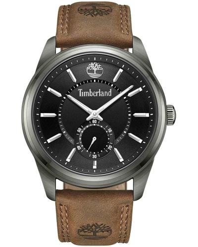 TIMBERLAND NORTHBRIDGE - TDWGA0029703, Black case with Brown Leather Strap