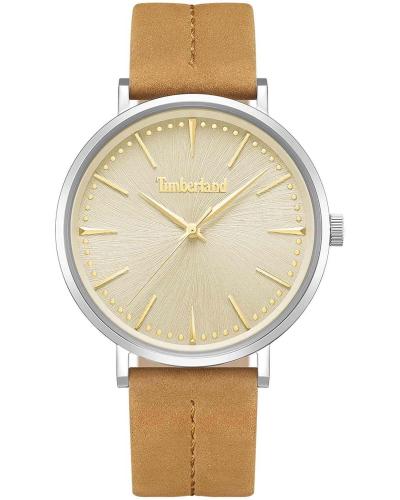 TIMBERLAND RIPTON - TDWGA0029201, Silver case with Brown Leather Strap
