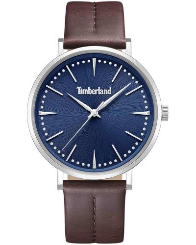 TIMBERLAND RIPTON - TDWGA0029202, Silver case with Brown Leather Strap