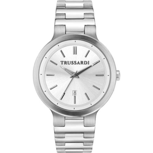 TRUSSARDI Loud - R2453164003, Silver case with Stainless Steel Bracelet