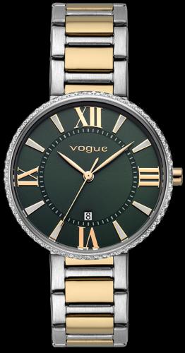VOGUE Jet Set Crystals - 612271 Silver case with Stainless Steel Bracelet