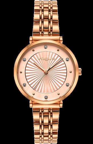 VOGUE New Bliss Crystals - 815352 Rose Gold case with Stainless Steel Bracelet