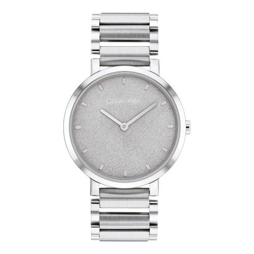 CALVIN KLEIN Open Link Silver Steel Bracelet 25200085