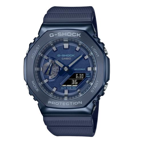 CASIO G-Shock AnaDigi Blue Rubber Strap GM-2100N-2AER