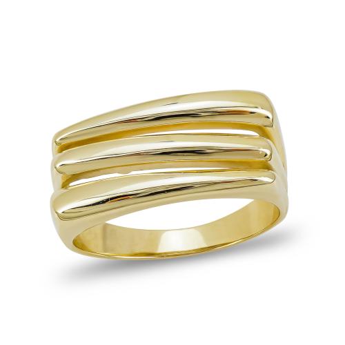 Δαχτυλίδι απο Κίτρινο Χρυσό 14 Καρατίων DX1520