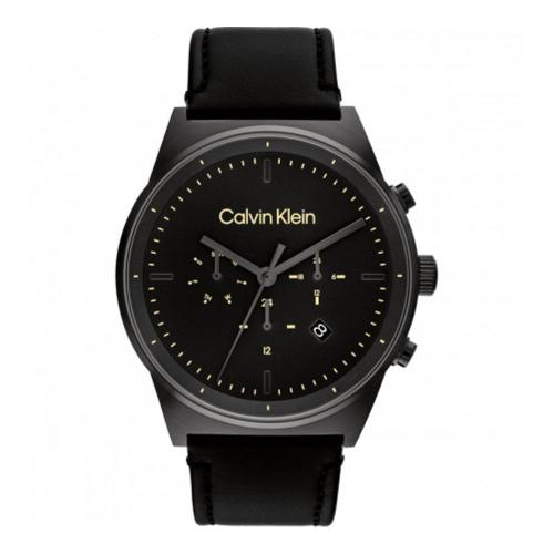 CALVIN KLEIN Black Leather Strap 25200298