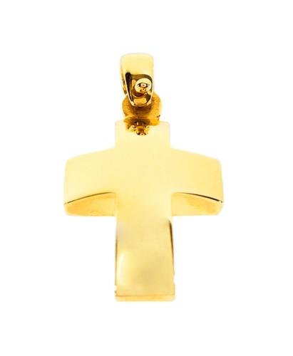 Σταυρός Βάπτισης 14 Καρατίων Κίτρινος Χρυσός Ανδρικός ST708