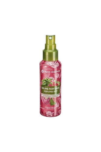Yves Rocher Energizing Perfumed Mist Raspberry Peppermint for Hair & Body 100 ml - 56792