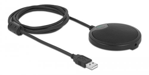 DELOCK μικρόφωνο 20672 πυκνωτικό omnidirectional με mute USB MICRO4