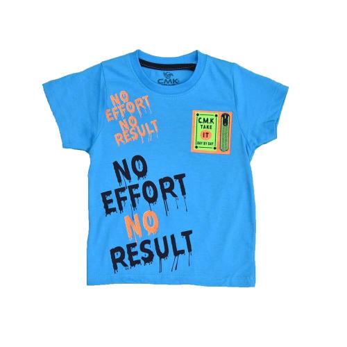 Παιδική μπλούζα με τύπωμα NO EFFORT NO RESULT Μπλε 15829