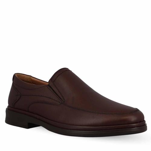 Ανδρικά Δερμάτινα Slip On Παπούτσια Parex 12927009 5207235868602 ΚΑΦΕ