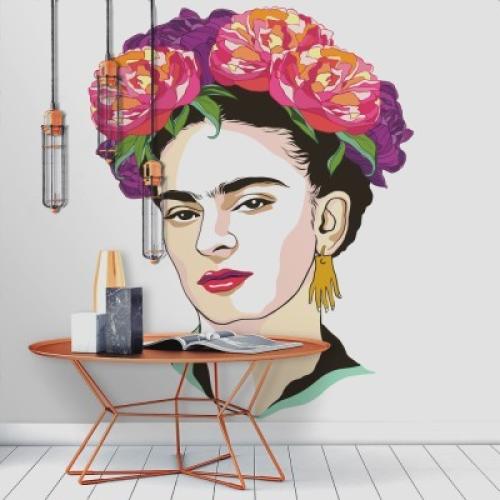 Magdalena Carmen Frida Kahlo self-portrait, Frida Kahlo - Diego Rivera, Διάσημοι ζωγράφοι, 100 x 100 εκ.