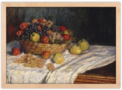 Μήλα και σταφύλια, Claude Monet, Διάσημοι ζωγράφοι, 30 x 20 εκ.