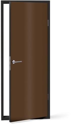 Chocolate-Brown, Μονόχρωμα, Αυτοκόλλητα πόρτας, 60 x 170 εκ.