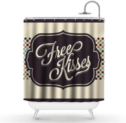 Free Kisses, Διάφορα, Κουρτίνες μπάνιου, 150 x 180 εκ.