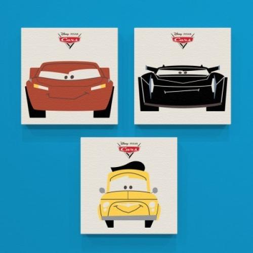Cars 3!!, Παιδικά, Mini Set καμβάς, 25 x 25 εκ.