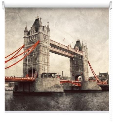 Γέφυρα του Λονδίνου, Vintage, Ρολοκουρτίνες, 120 x 80 εκ.