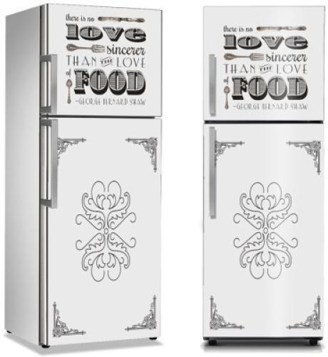 Love food, Φόντο - Τοίχοι, Αυτοκόλλητα ψυγείου, 50 x 85 εκ.