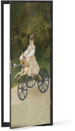 Jean Monet on His Hobby Horse, Claude Monet, Διάσημοι ζωγράφοι, 60 x 170 εκ.