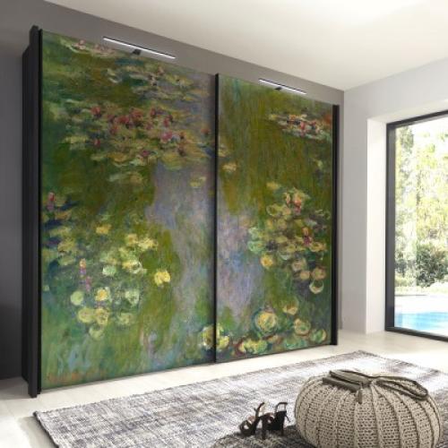 Νούφαρα, Claude Monet, Διάσημοι ζωγράφοι, 100 x 100 εκ.