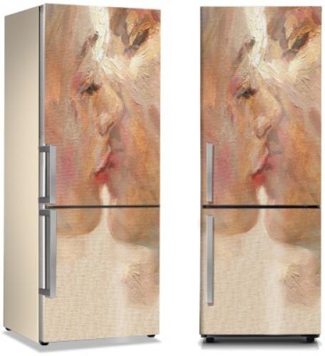 The kiss, Ζωγραφική, Αυτοκόλλητα ψυγείου, 50 x 85 εκ.