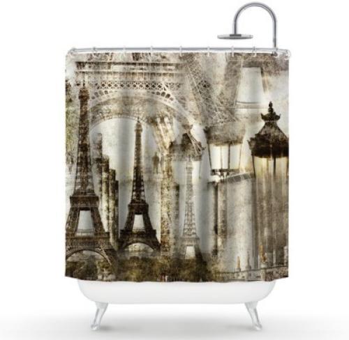 Απεικόνιση του Παρισιού, Διάφορα, Κουρτίνες μπάνιου, 150 x 180 εκ.