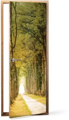 Δασικό μονοπάτι, Φύση, Αυτοκόλλητα πόρτας, 60 x 170 εκ.
