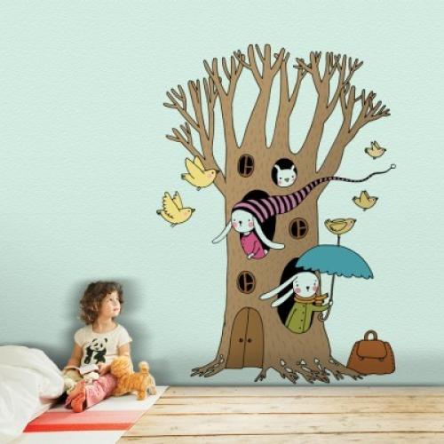 Μαγικό Δέντρο, Παιδικά, Αυτοκόλλητα τοίχου, 60 x 84 εκ.