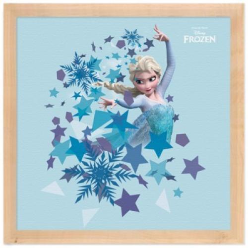 Stars & Elsa , Frozen, Παιδικά, Πίνακες σε καμβά, 40 x 40 εκ.