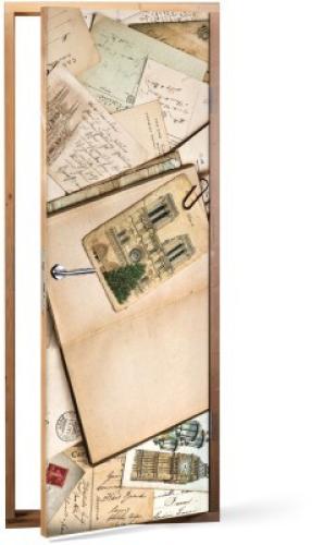 Ημερολόγιο, Vintage, Αυτοκόλλητα πόρτας, 60 x 170 εκ.