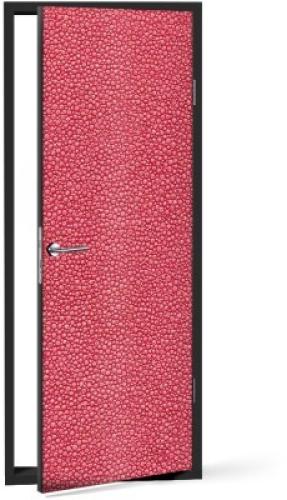 Κόκκινο μοτίβο, Φόντο - Τοίχοι, Αυτοκόλλητα πόρτας, 60 x 170 εκ.