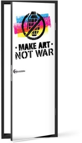 Make Art Not War, Κόμικς, Αυτοκόλλητα πόρτας, 60 x 170 εκ.