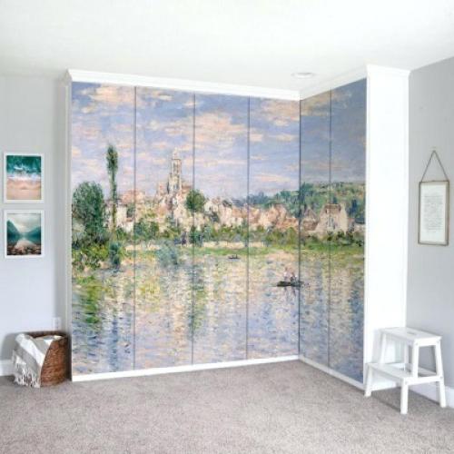 Vetheuil το καλοκαίρι, Claude Monet, Διάσημοι ζωγράφοι, 100 x 100 εκ.